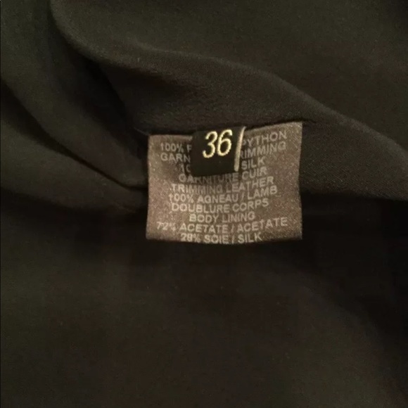 Barbara Bui Black Leather Jacket  Runway  Size 36 - Picture 6 of 8